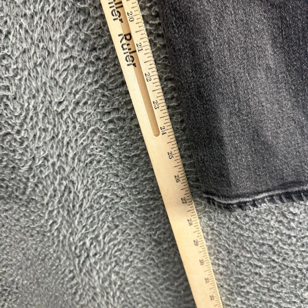 Old‎ Navy 360 Built-in Tough Boys 12 Black Denim Straight Slim Stretch Workwear